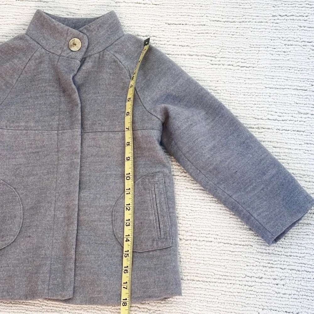 TAHARI Toddler Girls 4T Gray Peacoat Jacket Classic Cozy Church Special Events